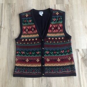 Koret Women's Multicolor Patterned Vest